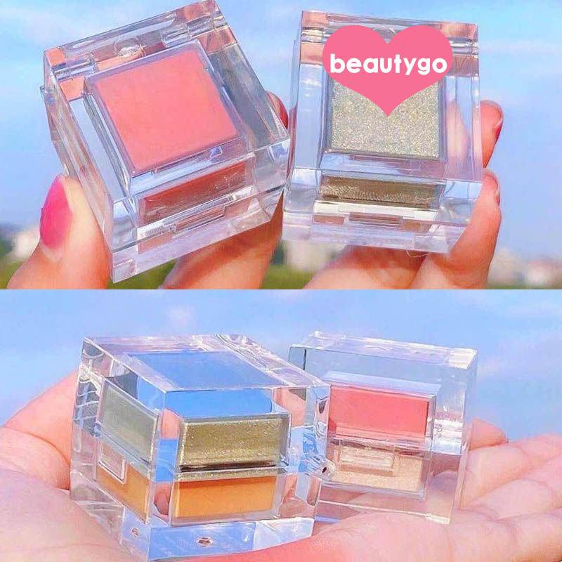 [Hàng mới về] Phấn má hồng trang điểm 3d lấp lánh thời trang 