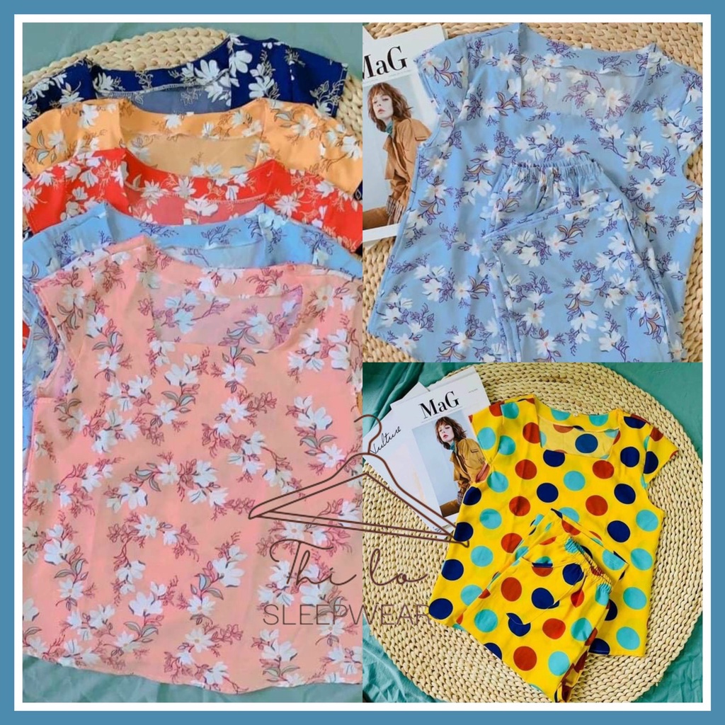 BỘ MẶC NHÀ TRUNG NIÊN LỤA MÁT MỀM MỊN