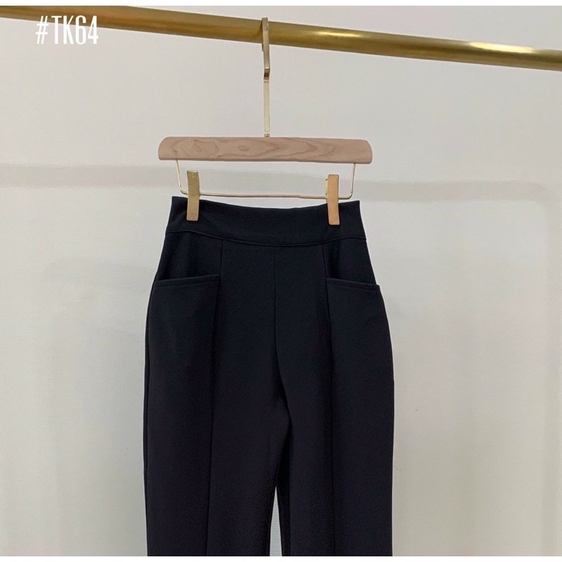 Quần tây nữ ống loe NPSHOP lưng cao dáng dài, quần ống loe cạp cao vải mềm mịn co giãn | BigBuy360 - bigbuy360.vn