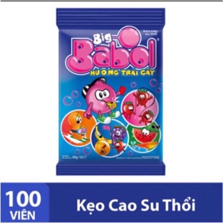 Kẹo cao su bigbabol gói 100 viên