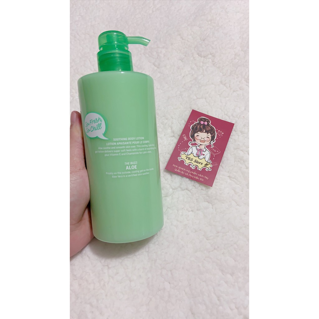 {Có Bill, Chuẩn Auth} Pink Aloe Sữa Dưỡng Thể Nước Hoa Victoria's Secret Soothing Body Lotion 414ml