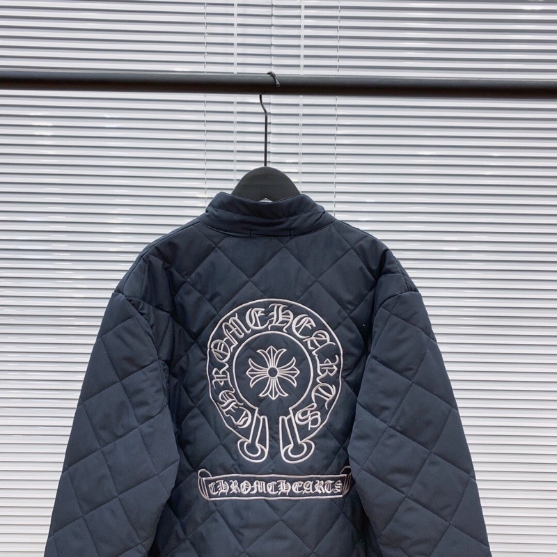 Áo khoác bông cho nam và nữ logo thương hiệu thời trang Chrome Hearts 2021 cao cấp