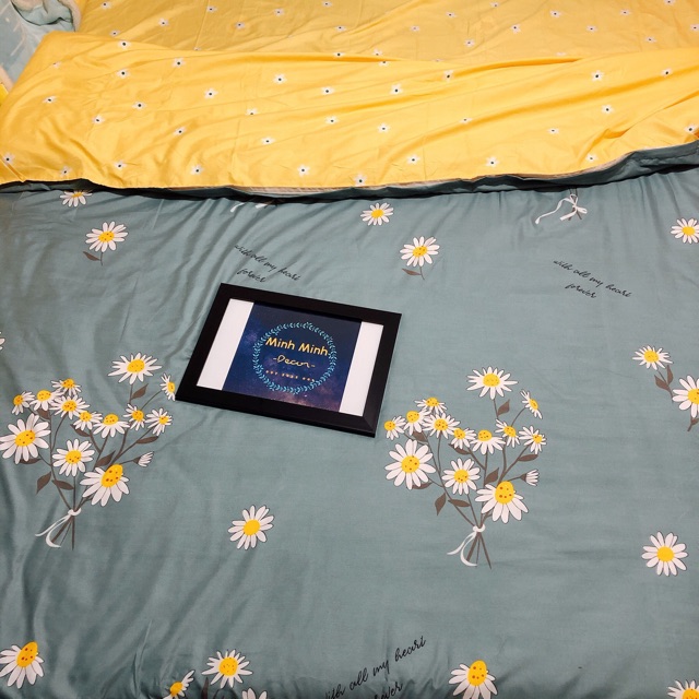 set chăn ga gối cúc họa mi ảnh thật Minhminh decor | BigBuy360 - bigbuy360.vn