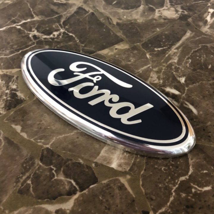 Logo biểu tượng trước và sau xe ô tô Ford, kích thước 17.8cm*7cm, chất liệu nhựa ABS cao cấp