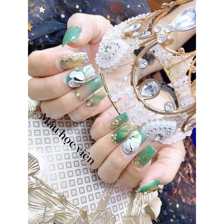 Khung chụp ảnh mẫu nail, trang trí móng tay