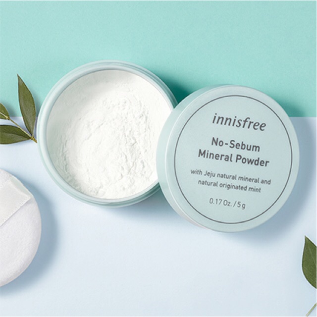 Phấn phủ kiềm dầu Innisfree No sebum mineral powder/ mineral color powder