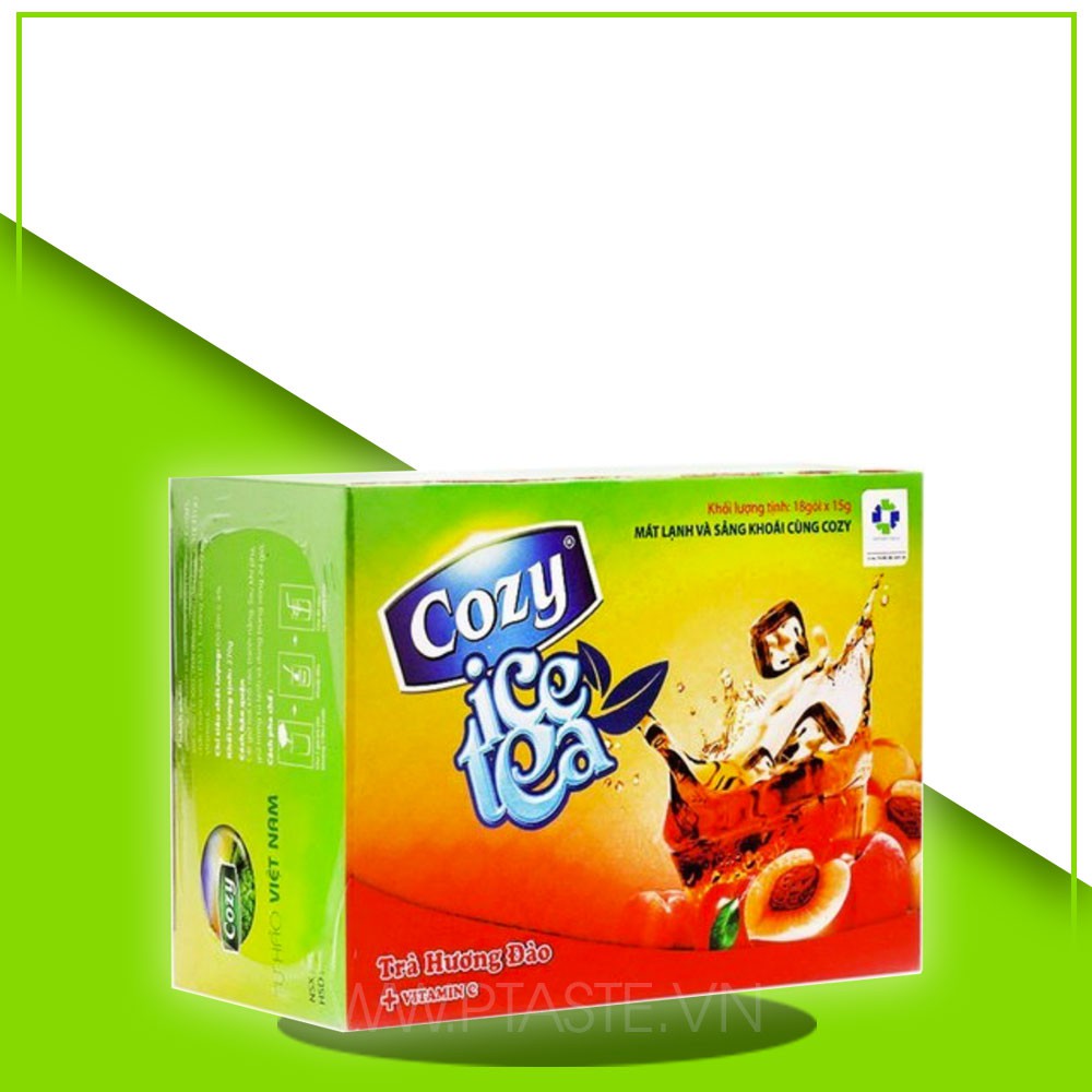 TRÀ COZY ICE TEA HƯƠNG CHANH - HƯƠNG ĐÀO - HƯƠNG GỪNG 270G