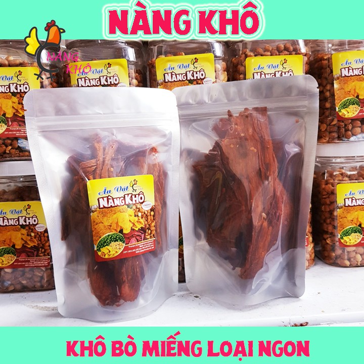 Khô bò miếng loại 1 siêu ngon | 100gr | Nàng Khô