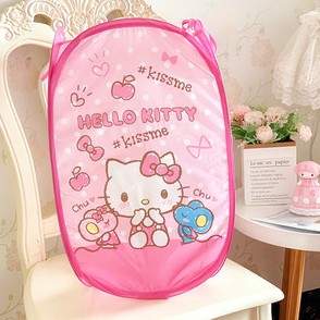 Giỏ lưới đựng đồ đa năng gấp gọn hình Hello Kitty KT081