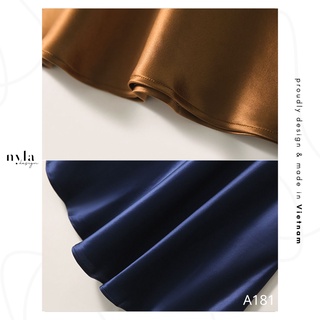 Chân váy lụa thiết kế A181 by Nyla