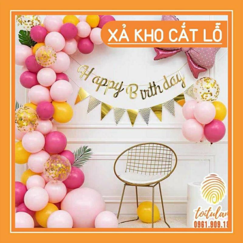 (Quyyn) Set bóng bay trang trí sinh nhật