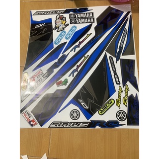 Tem sirius rc 110 xanh đen cao cấp