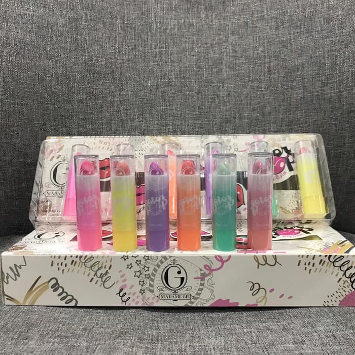 (hàng Mới Về) 1 Set 6 Son Dưỡng Môi Madame Gie Màu Sắc Thời Trang | BigBuy360 - bigbuy360.vn