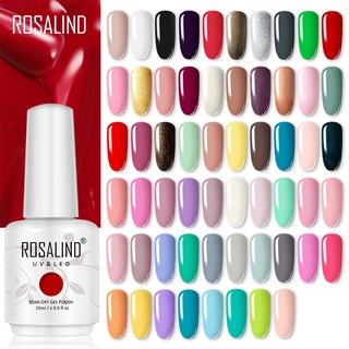 Rosalind 15ml Gel làm móng màu tinh khiết sáng cho thiết kế nghệ thuật làm móng tay RH41