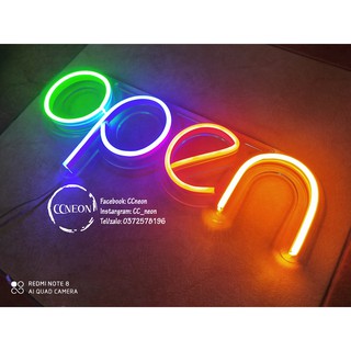 Đèn Led Neon Trang Trí. Mẫu "Open"