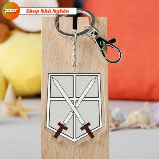 Móc khóa mica anime Attack on Titan