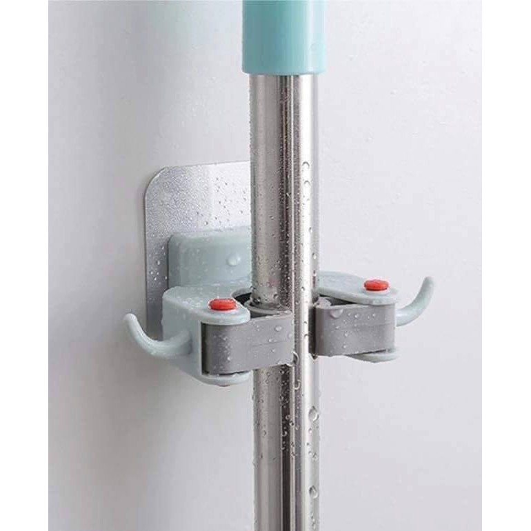 Móc treo chổi - Móc treo cây lau nhà dán tường siêu tiện dụng - Hàng Loại Đắt
