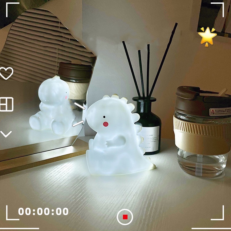 Đèn Ngủ Hình Khủng Long Hoạt Hình Dễ Thương Sáng Tạo