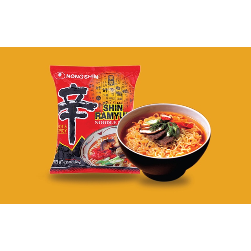 Thế Giới Mì Gói Nội Địa Hàn Quốc Mì Gói Cay NONGSHIM Hàn Quốc Dạng Gói Nhiều Hương Vị Lựa Chọn [Dạng Gói] | BigBuy360 - bigbuy360.vn