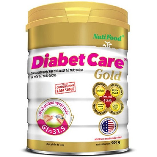 Sữa bột Diabet Care Gold NutiFood lon 900g