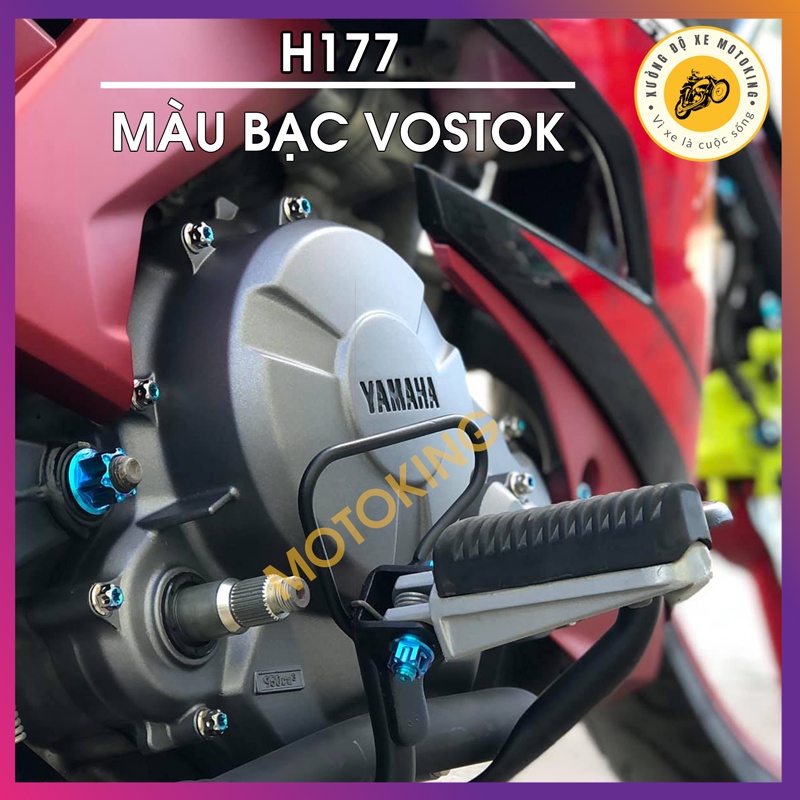 Combo Sơn Samurai màu bạc Vostok H177 loại 2K chuẩn quy trình độ bền 5 năm gồm 4 chai 2K04 - 124 - H177 - 2K01