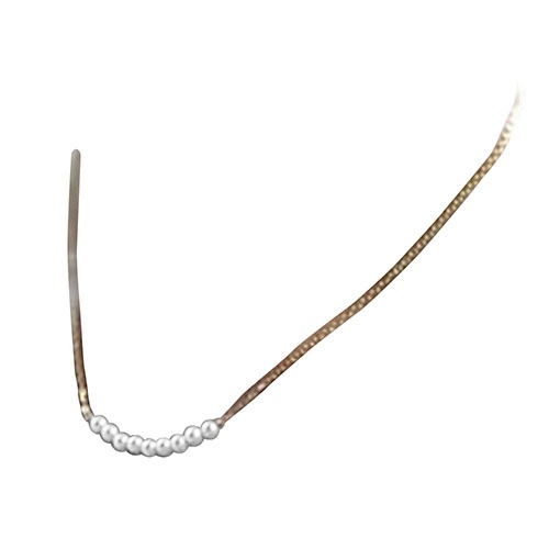 Dây chuyền mặt hạt ngọc trai nhân tạo đơn giản thời trang cho nữ