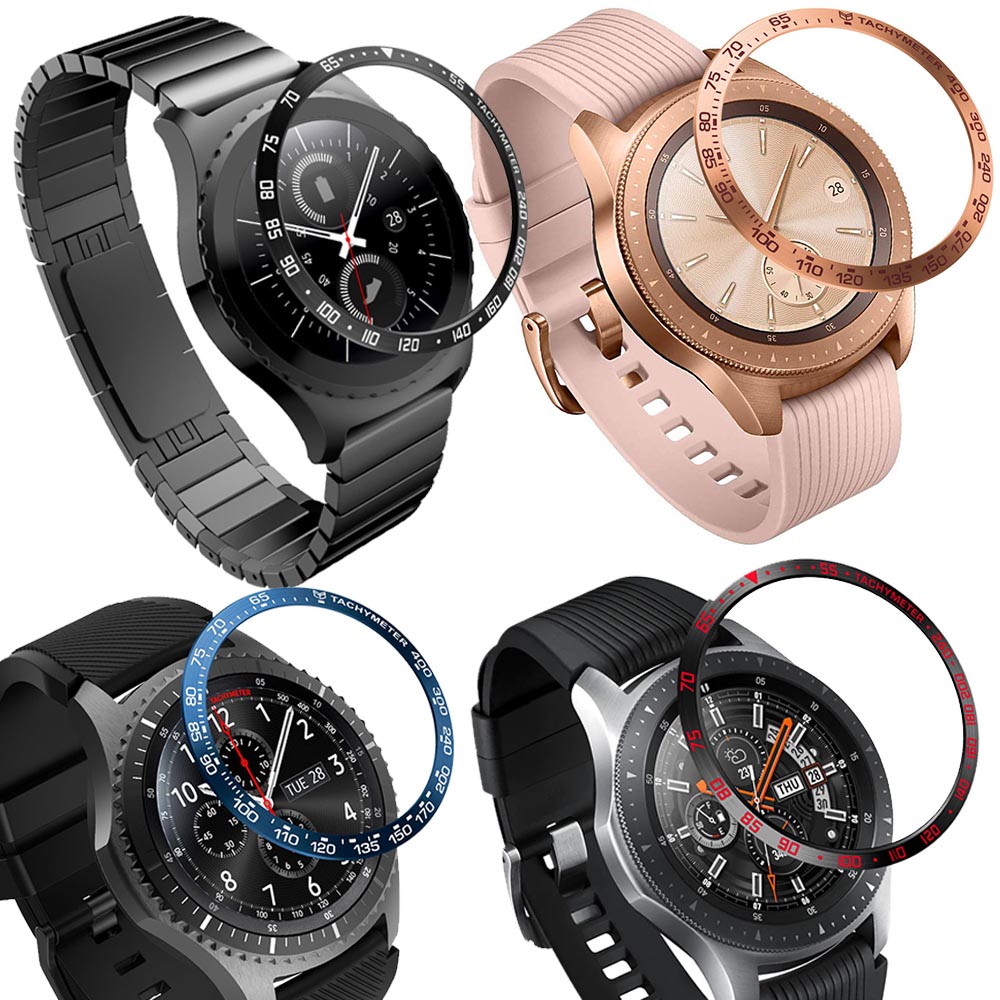 Ốp Viền Bảo Vệ Bằng Thép Không Gỉ Cho Samsung Galaxy Watch 46mm / Gear S3 Frontier / Gear S2