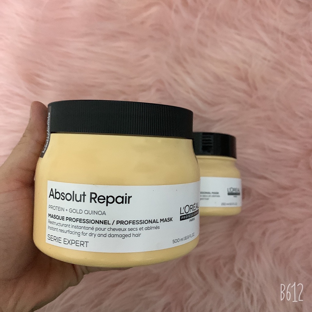 DẦU HẤP PHỤC HỒI TÓC HƯ TỔN LOREAL PROFESSTIONAL Absolut Repair Lipidium