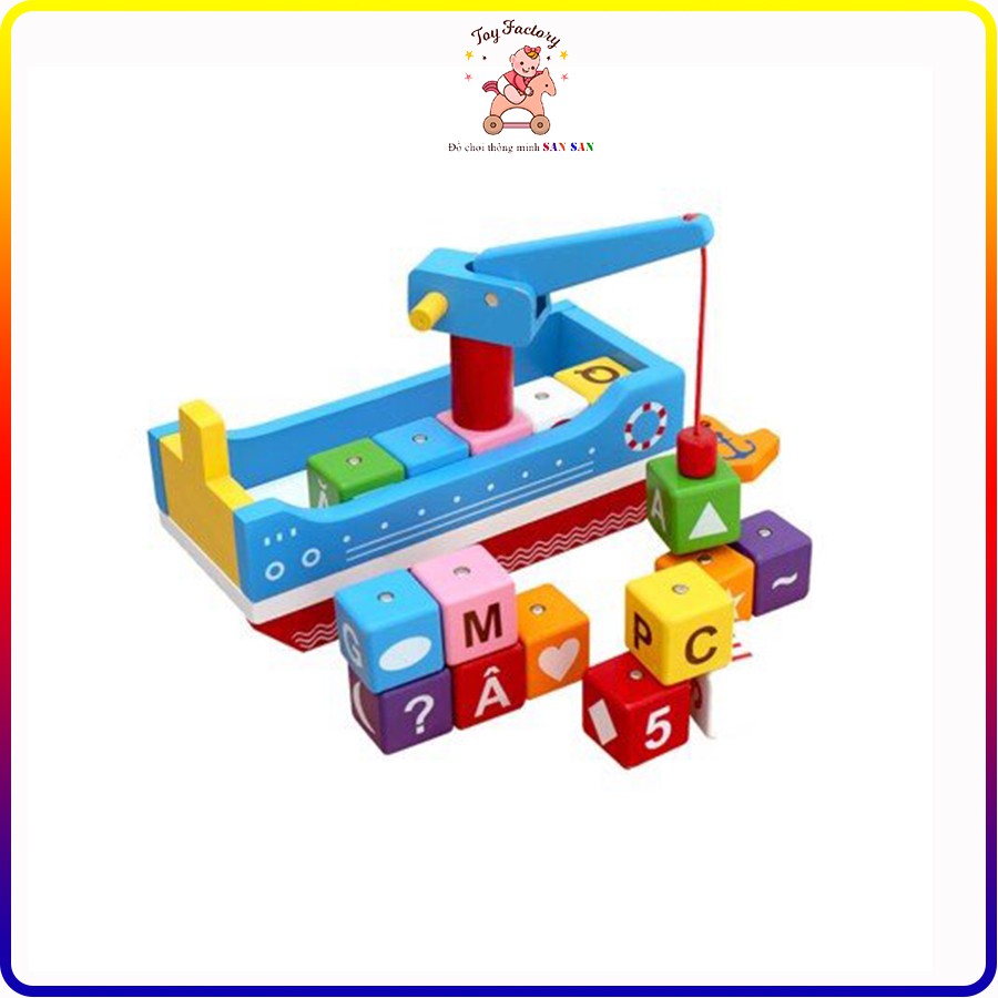 Thuyền tri thức Đồ chơi gỗ Winwintoys