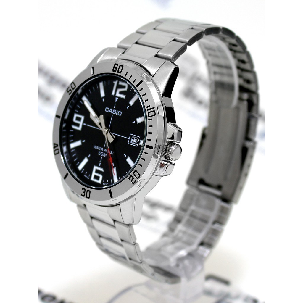 Đồng Hồ Casio Nam Dây Kim Loại MTP-VD01D-1BVUDF Chính Hãng