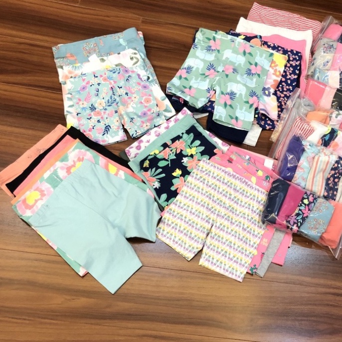 Quần Legging, Quần Đùi Thun Co Dãn Cho Bé Gái