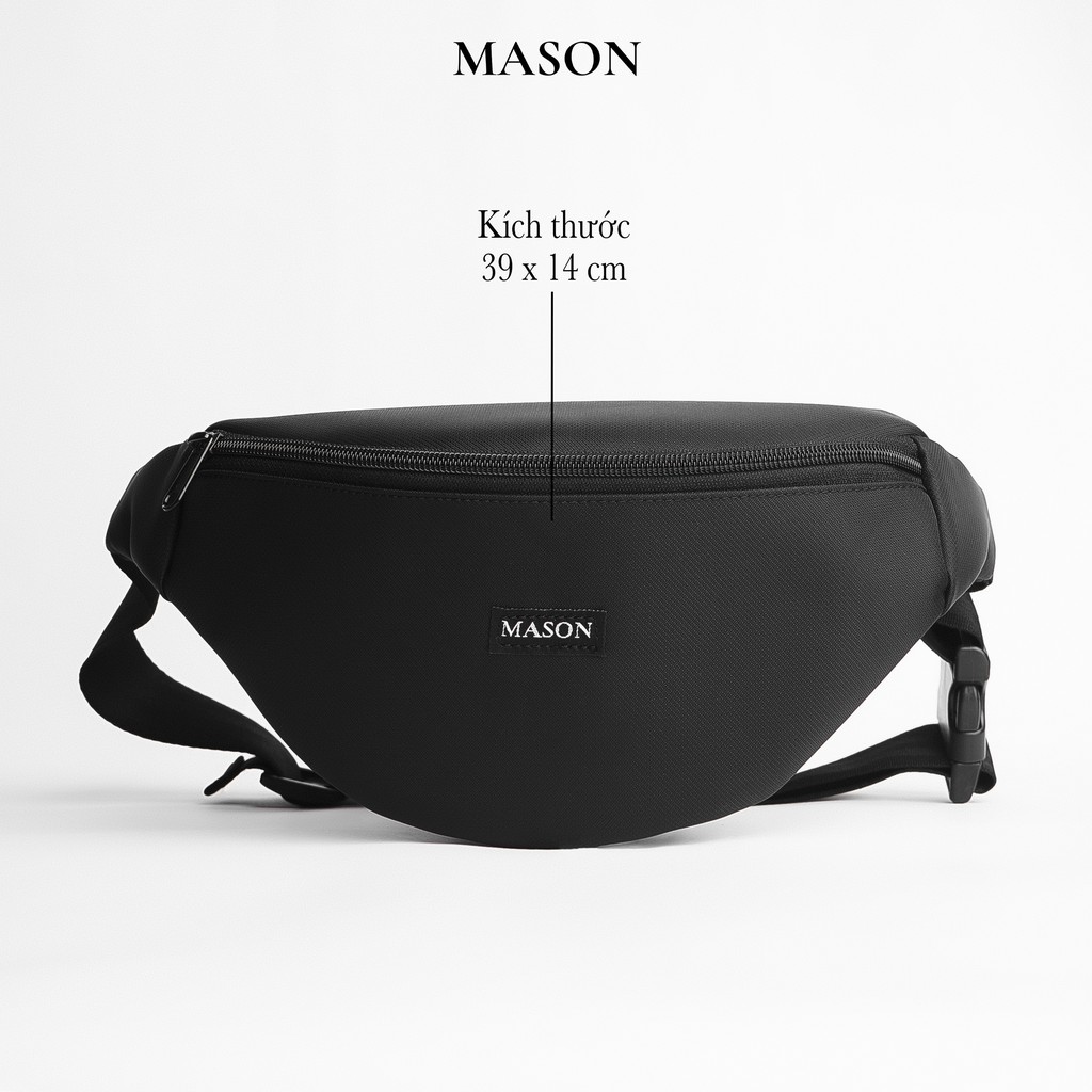 Túi bao tử đeo chéo nam nữ unisex nhỏ gọn tiện lợi Daily Bag vải Oxford nhập khẩu thương hiệu MASON - M09