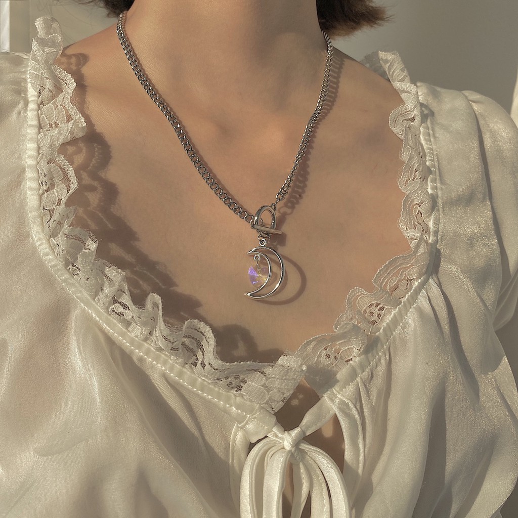 Dây chuyền hình mặt trăng N58 Choker Club