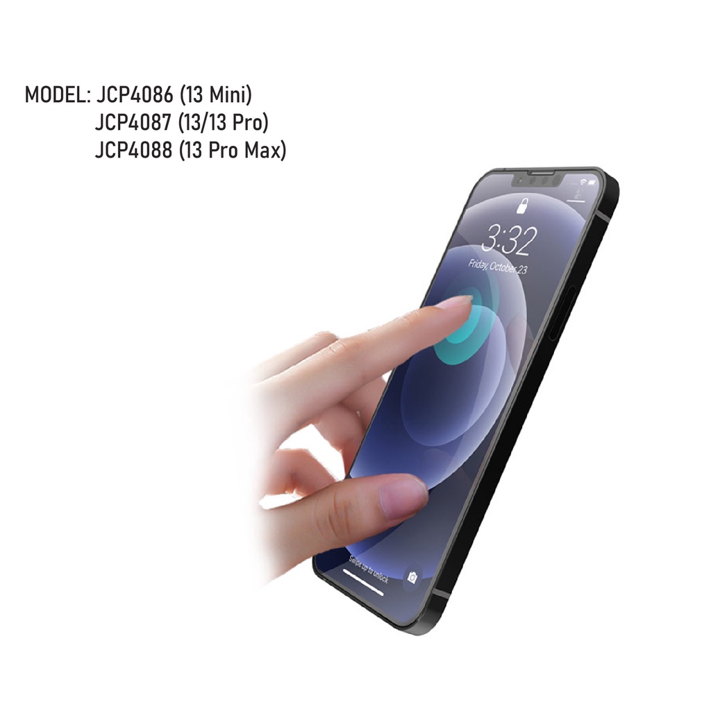 Kính cường lực JCPAL Preserver iPhone 13 | 13 Mini | 13 Pro | 13 Pro Max chống bám vân tay cực tốt, chống ánh sáng xanh