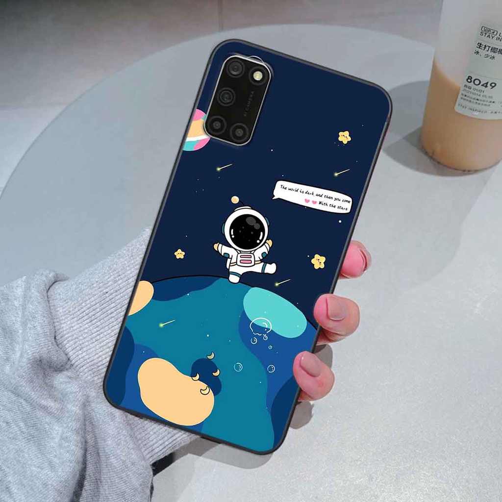 Ốp Oppo A52 / A92 in hình vũ trụ, phi hành gia bầu trời cute dễ thương