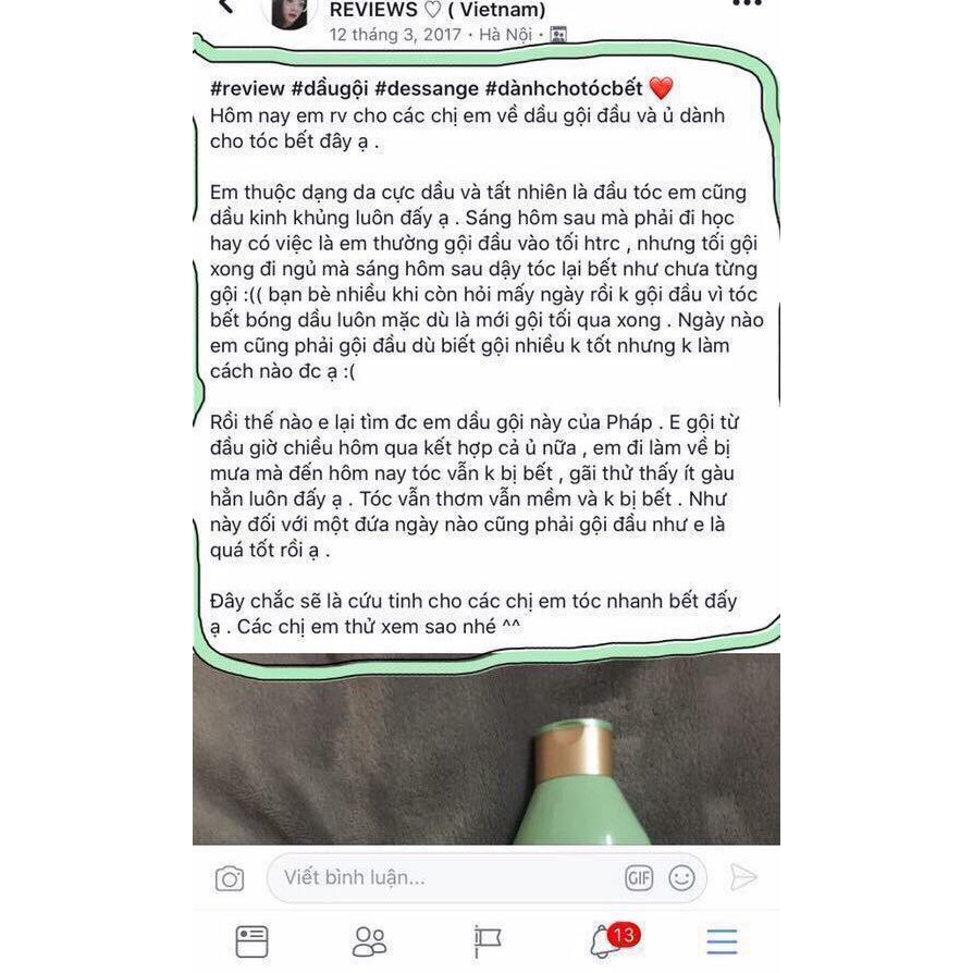 CẶP Dầu gội DESSAGNE