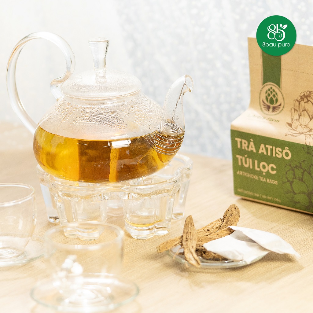 Trà túi lọc atiso tươi nguyên chất LArti's Farm Đà Lạt 100gr  FA1