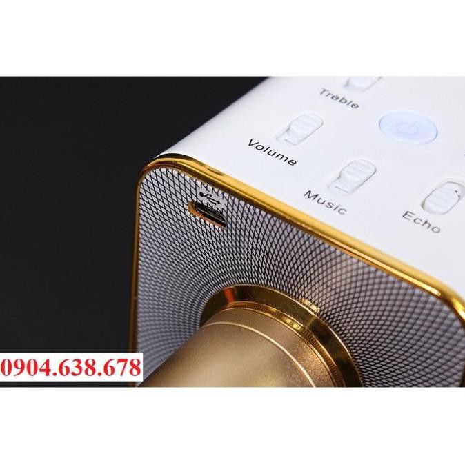 [Giá Tốt Nhất] Micro Karaoke Q7U Kết Nối Bluetooth Hát Cực Hay - Kiểu Dáng Đẹp - Pin Trâu - Tích Hợp Sạc Dự Phòng