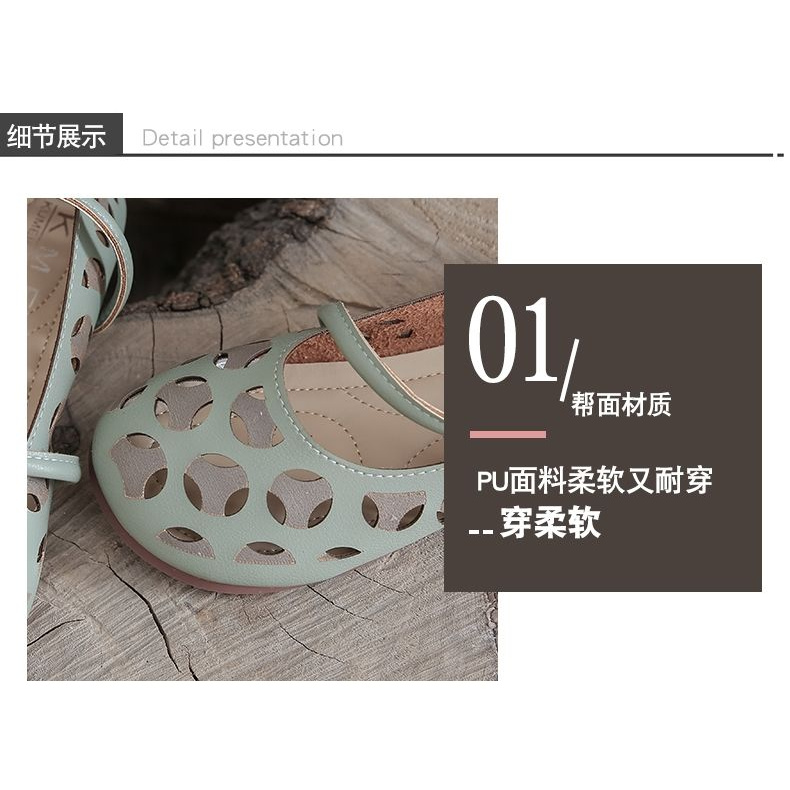 Giày Crocs Đế Bằng Mềm Mại Chống Trượt Đục Lỗ Thời Trang Mùa Hè Cho Nữ Size 35-40