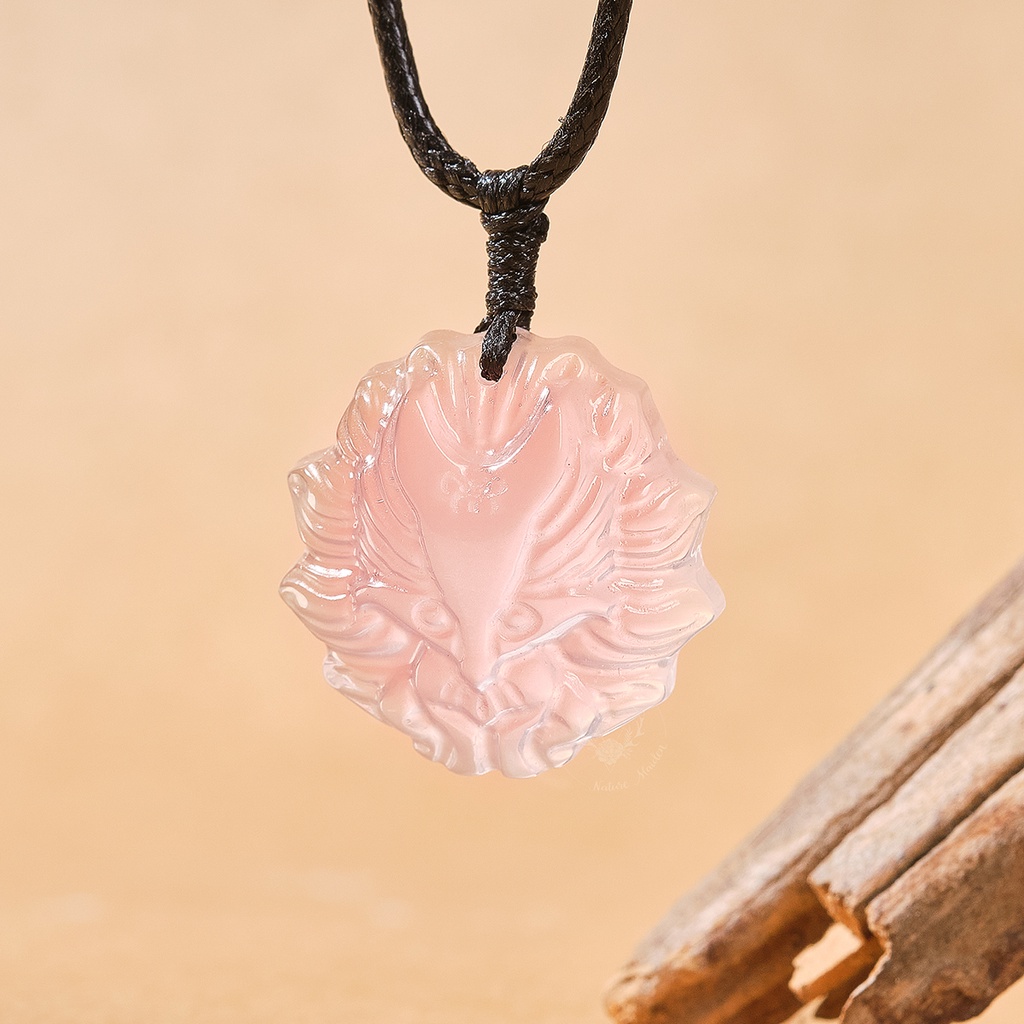 Mặt Đá Hồ Ly Thach Anh Hồng Thiên Nhiên