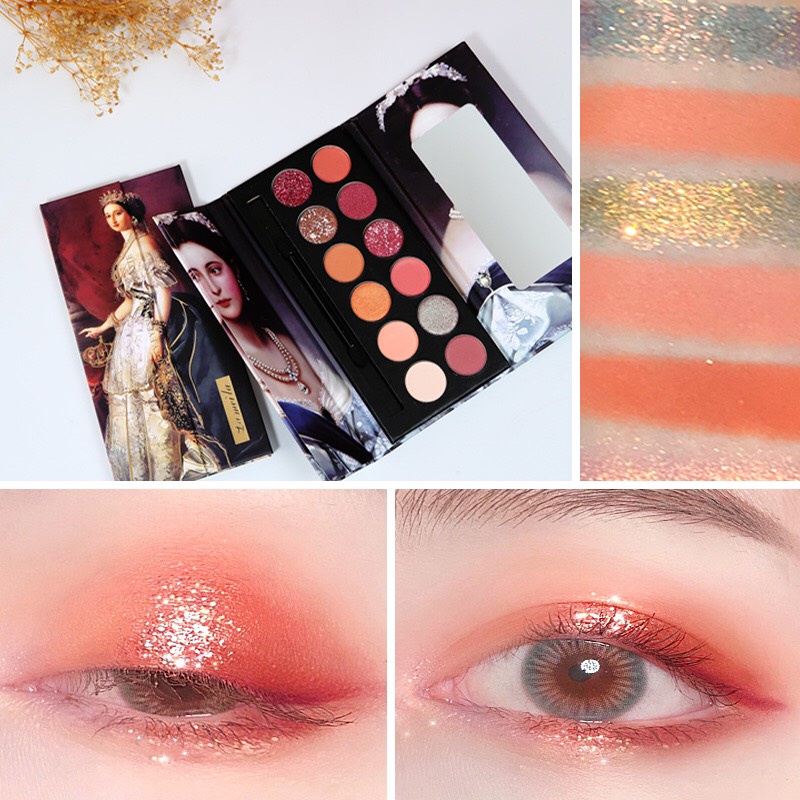 Bảng phấn mắt Latina 12 màu Royal Power Oil Painting Eyeshadow