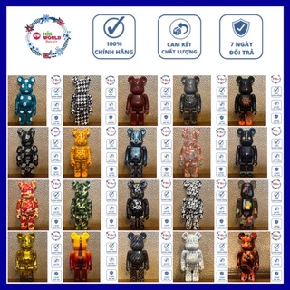 Chú gấu "bụng phệ" Bearbrick 100%, Pattern. MS: 01.