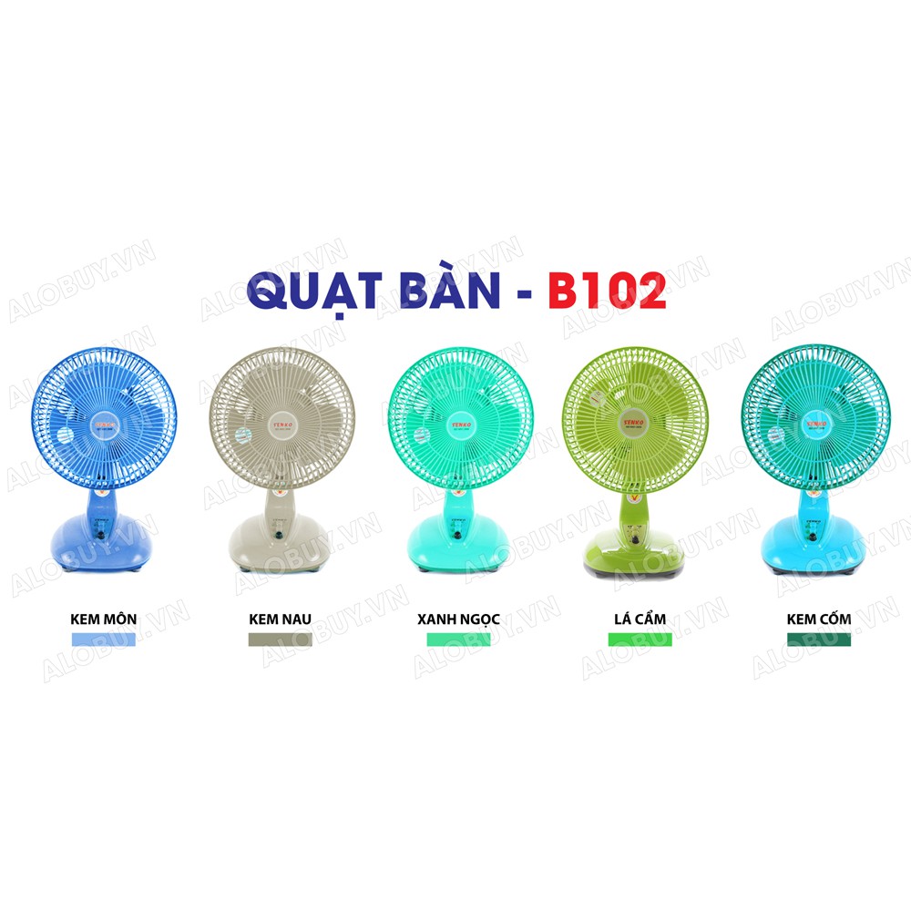 QUẠT SENKO MINI B2 ĐỂ BÀN B102 ( 2 TỐC ĐỘ )