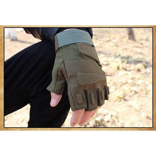 GĂNG TAY HỞ NGÓN BLACK.HAWK (GĂNG TAY XE MÁY, TẬP GYM - PHƯỢT)