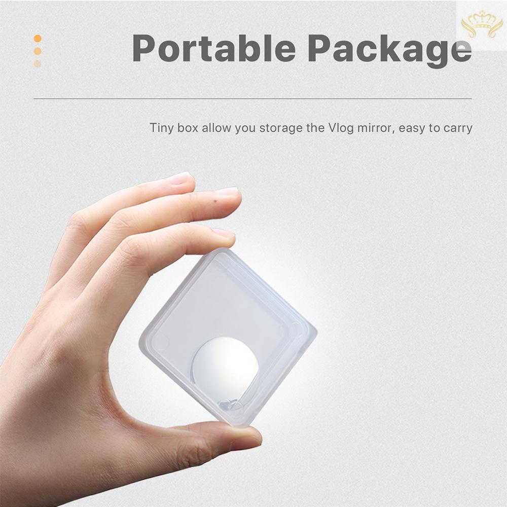 (Giao Hàng Nhanh) Phụ Kiện Gương Thông Dụng Ulanzi Tương Thích Với iPhone Samsung Video Selfie Vlog