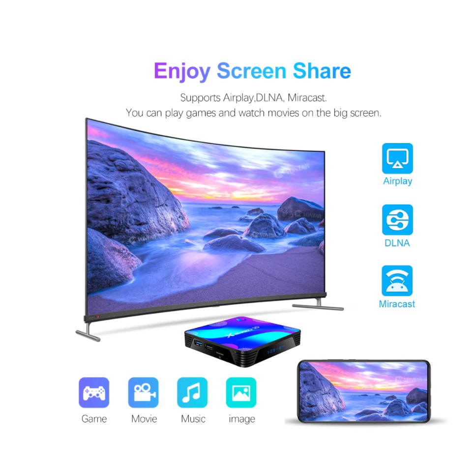🍀 𝐅𝐑𝐄𝐄𝐒𝐇𝐈𝐏 🍀Android TV BOX X88 Pro 10 Ram4G + 32Gb RK3318 Quad Core android 10.0