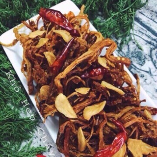 ❌CHỈ 159K/KG ❌ 1KG KHÔ HEO CHẢY TỎI CÓ GIẤY VSATTP [nhiều tỏi - tỏi để riêng]