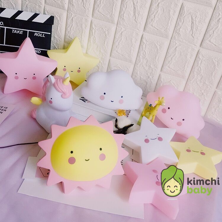 Đèn Ngủ Led Silicon Cao Su Siêu Dễ Thương Cho Bé Yêu CAROBY  DN01