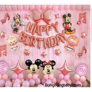 Bóng bay trang trí sinh nhật cho bé tuổi chuột