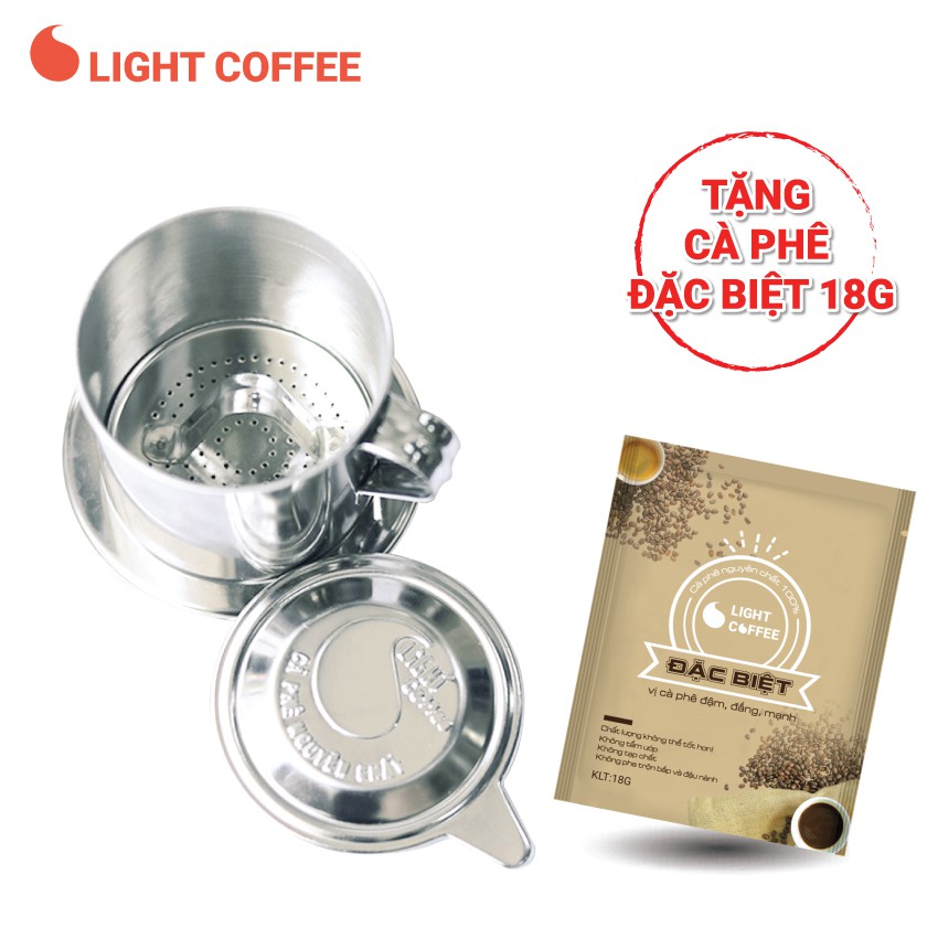 Phin inox pha cà phê Light Coffee